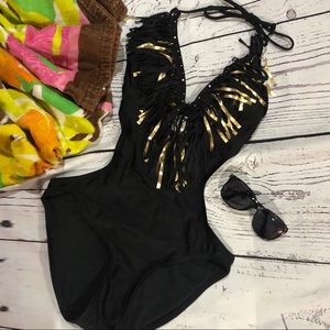 One piece swimsuit bathing suit